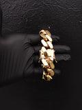 14k Gold plated Miami Cuban link 24mm Big Bracelet
