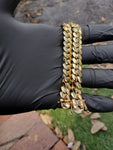 14k Gold Plated Miami Cuban Link 10mm 24inch Chain
