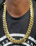 14k gold-plated Miami Cuban link 18mm Chain