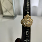 14k Gold Filled Cz diamond Hasma Ring