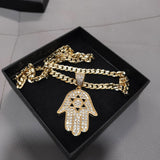 14k Gold Filled 5mm Diamond cut Cuban Link Chain and Pendant