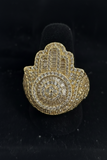 14k Gold Filled Cz diamond Hasma Ring
