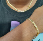 14k Gold filled Women Chain and Bracelet