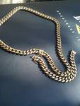 14mm Gold Plated Cuban Link Chain and Bracelet Set