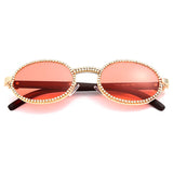 Vintage Round Cz Diamond Men or Women New Luxury Glasses