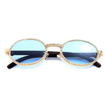 Vintage Round Cz Diamond Men or Women New Luxury Glasses