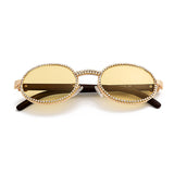 Vintage Round Cz Diamond Men or Women New Luxury Glasses