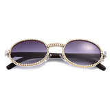 Vintage Round Cz Diamond Men or Women New Luxury Glasses