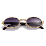 Vintage Round Cz Diamond Men or Women New Luxury Glasses
