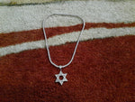 14k Ice out White Gold filled 20inch Tennis and Charm