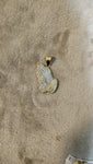 14k gold plated praying hands pendant