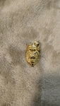 14k gold plated Lion pendant