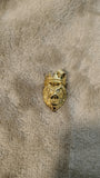 14k gold plated Lion pendant