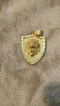 14k gold plated Lion pendant