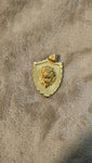 14k gold plated Lion pendant