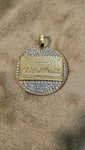 14k gold-plated Last Supper pendant