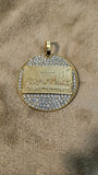 14k gold-plated Last Supper pendant