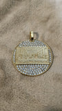 14k gold-plated Last Supper pendant