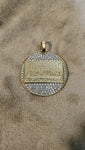 14k gold-plated Last Supper pendant