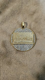 14k gold-plated Last Supper pendant